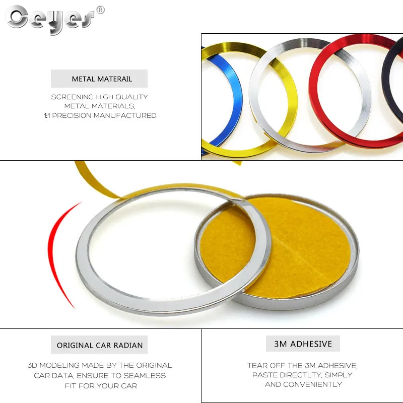 Car Start Engine Button Ring for VOLKSWAGEN (17)