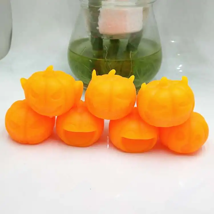 Halloween Soft Pumpkin Balls, Squishy Knead Dough, Mini Decompression Toys, Creative Sweet Hand Kneading Gift