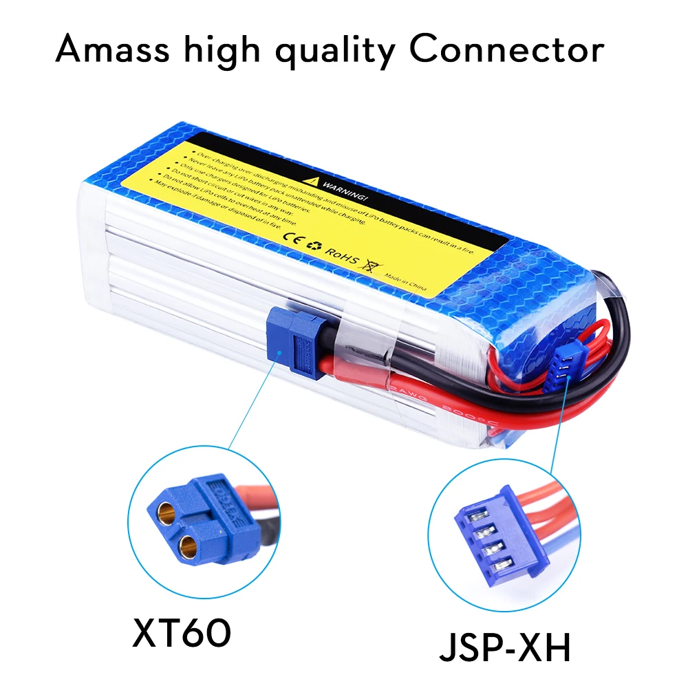 SEASKY 14.8V 5200mAh 4S 60C-120C LiPo Battery with XT60 T Plug for RC DJI F450 Quadcopter RC Helicopter Airplane Hobby Drone FPV