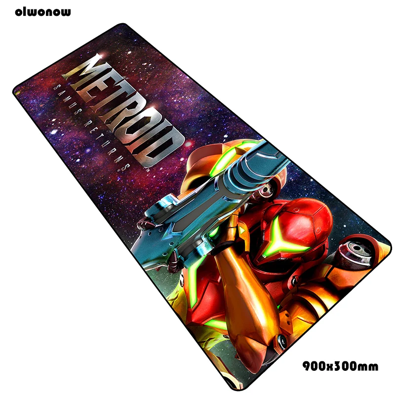 Size 900x300x2mm Metroid коврик для мыши 90x30 см, коврики для мыши, лучший профессиональный игровой коврик для мыши, геймерский эстетический персонализированный коврик для мыши, клавиатура, ПК, коврик - Цвет: Size 900x300x2mm