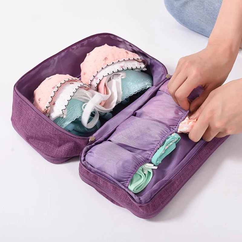 

Women Men's Digital Bag Portable Cosmetic Makeup Handbag Bra Underwear Pouch Shoes Case Cable Box Travel Beauty Wash Organizer