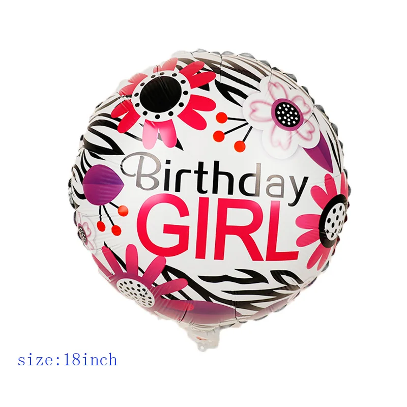 5 шт./компл. новые 18 дюймовые круглые воздушные шары на день рождения украшение - Фото №1