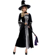 Ensen Witch font b cosplay b font costumes vestidos fantasia adulto dress queen fantasias feminina scary