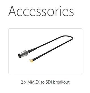 Eco capture dual sdi- Accessory