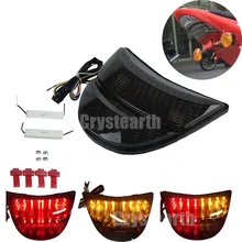 Posteriore del motociclo Fanale Posteriore Turno di Coda del Freno Segnali Luminosi Led Integrato Lampada Fumo Per 02 03 Honda CBR 954 RR CBR954RR CBR954RR