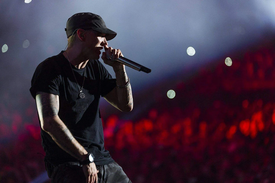 Eminem треугольное мужское ожерелье хип-хоп Рок уличная культура титановая Нержавеющая Сталь Серебряная цепочка Ожерелье модное мужское ювелирное изделие подарок