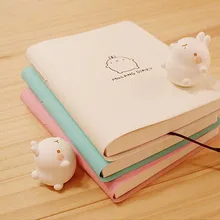 Милый мультипликационный кролик в стиле кавай Журнал Блокнот дневник планировщик блокнот для детей подарок корейские канцелярские принадлежности WJ0014