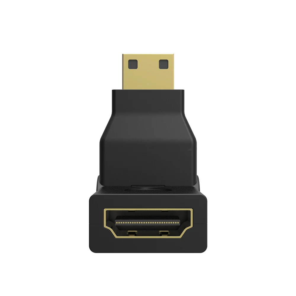 HDMI Женский к Mini HDMI конвертер 180 градусов угол Ethernet 1,4 в для hdmi для планшета, ПК, камеры HDMI адаптер