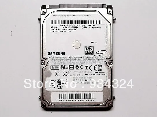Используется 1 ТБ ЖЕСТКИЙ ДИСК для Macbook Pro Samsung HN-M101MBB 5400 2.5 &quotвнутренний SATA 100%
