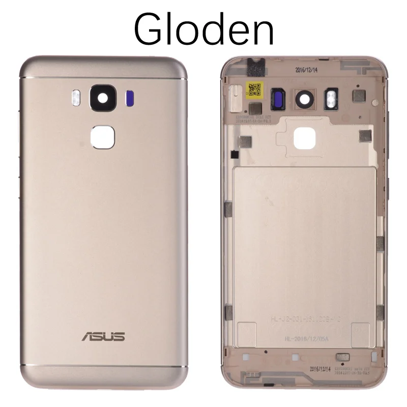 Задняя крышка для ASUS Zenfone 3 Max ZC553KL на батарею золотой - Цвет: Golden