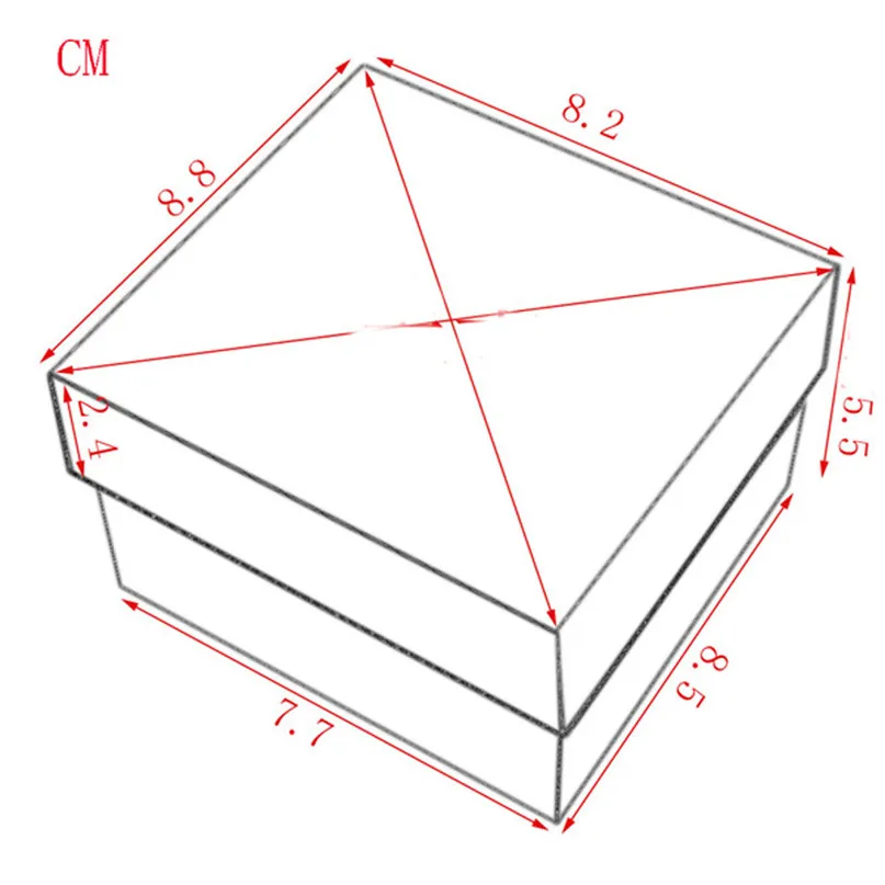 Новое поступление коробка для часов картонная подарочная упаковка высококачественные кварцевые часы упаковочная коробка для ювелирных изделий Рождественский подарок#4A27