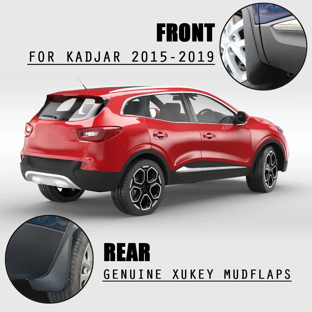 OE стильные Литые Автомобильные Брызговики для Renualt Kadjar 2015 2019 щитки автомобиля