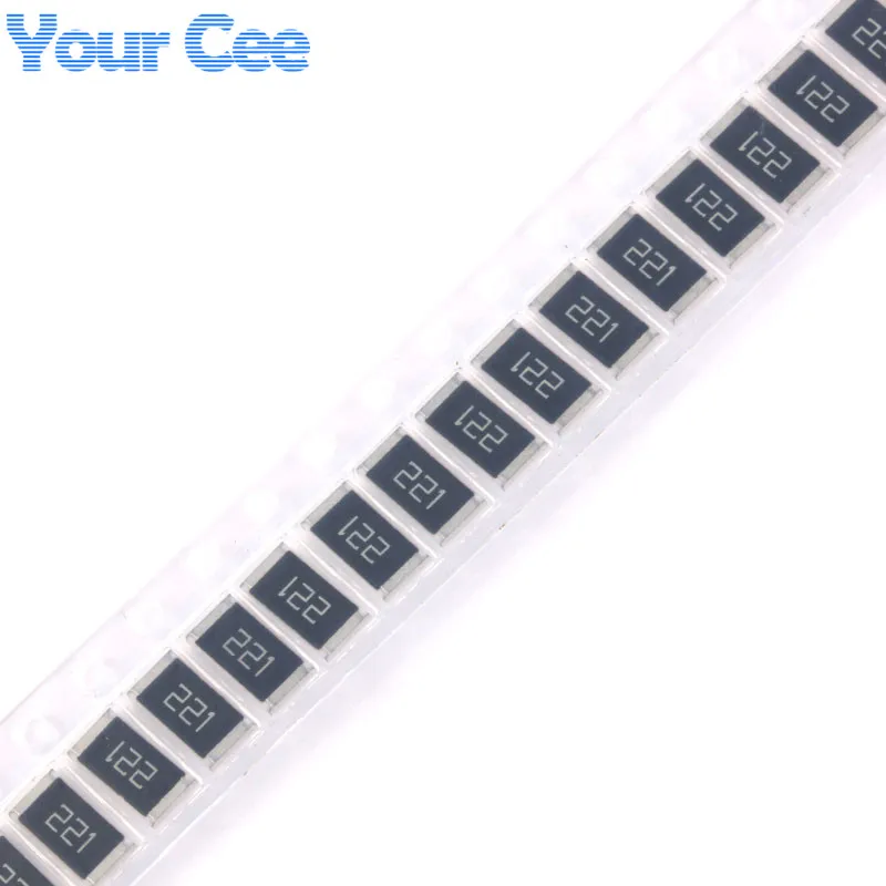 50 шт. 2512 чип резистор 1 Вт 220 Ом 220R SMD 221 5% DIY Kit | Электронные компоненты и