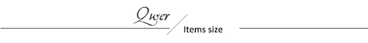  Items size