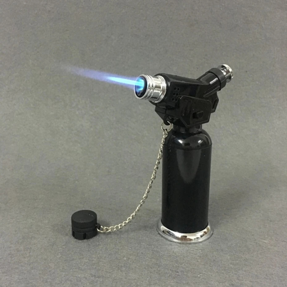 

YINGTOUMAN 2019 Butane Jet Lighter Torch Lighter Fire Windproof Spray Gun Pipe Lighter Outdoor Flame Gun Camping Stove NO GAS