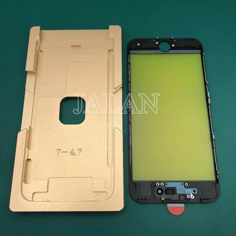 

Precision aluminium mould For Phone 7 front glass with frame position laminating lcd display screen mold