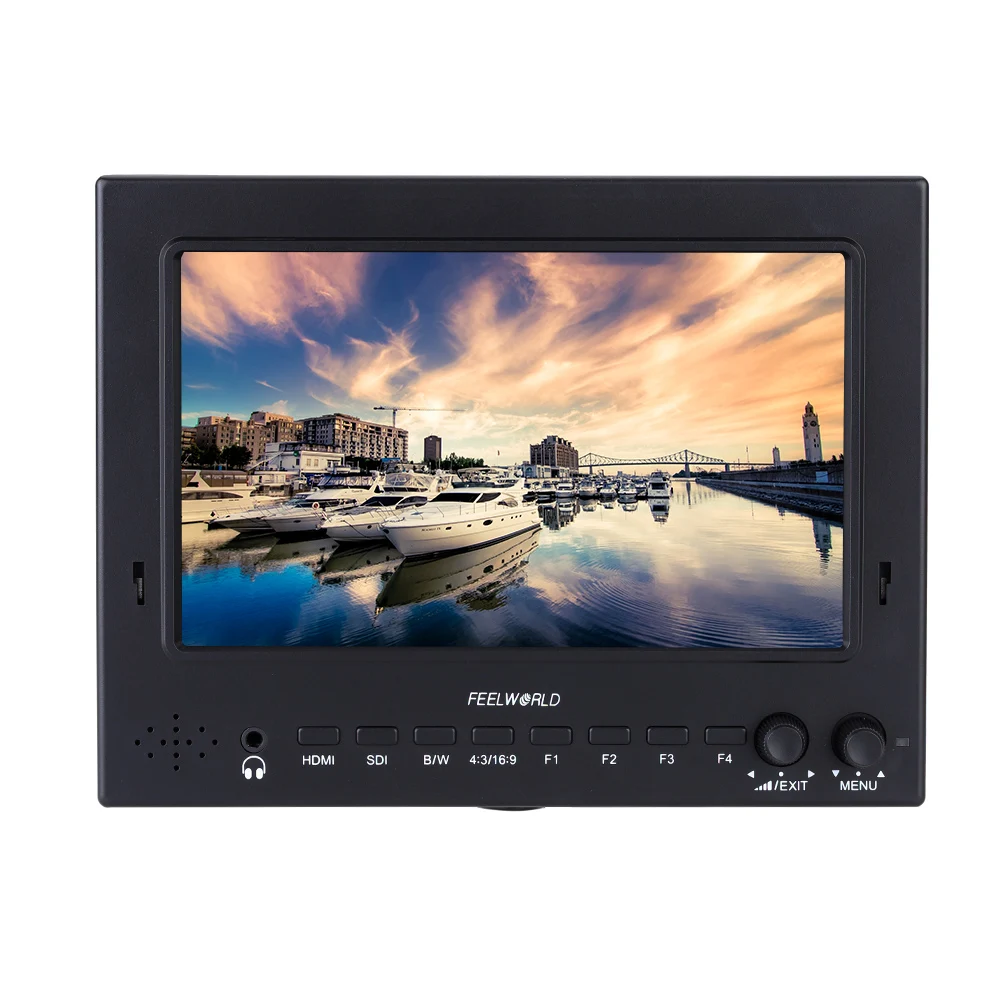 

Feelworld Professional 7" HDMI 1024*600 SDI Broadcast LCD HD On-camera Monitor Peaking Filter 5D Camera Mode for DSLR Camera TV