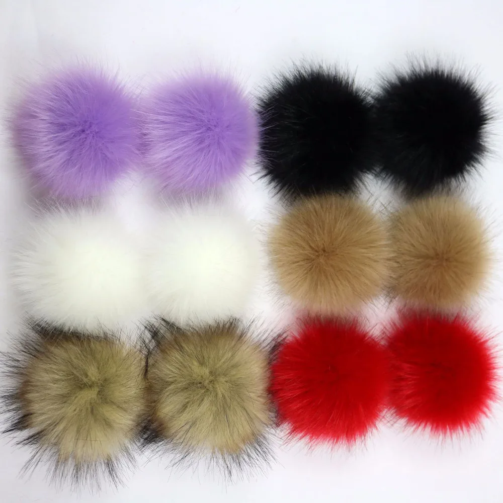 

Doreen Box Pom Pom Balls Imitation Fox Fur Mixed Round With Ring Jewelry Accessories 8cm(3 1/8") Dia., 1 Packet (12 PCs/Packet)