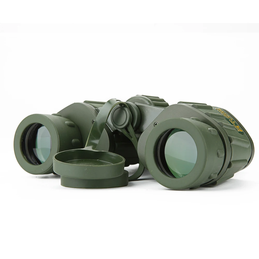 البصرية الصيد 8x42 مناظير العسكرية الأخضر مخطط تلسكوب فيلم الأخضر منخفضة ضوء الرؤية الليلية كبيرة العدسات