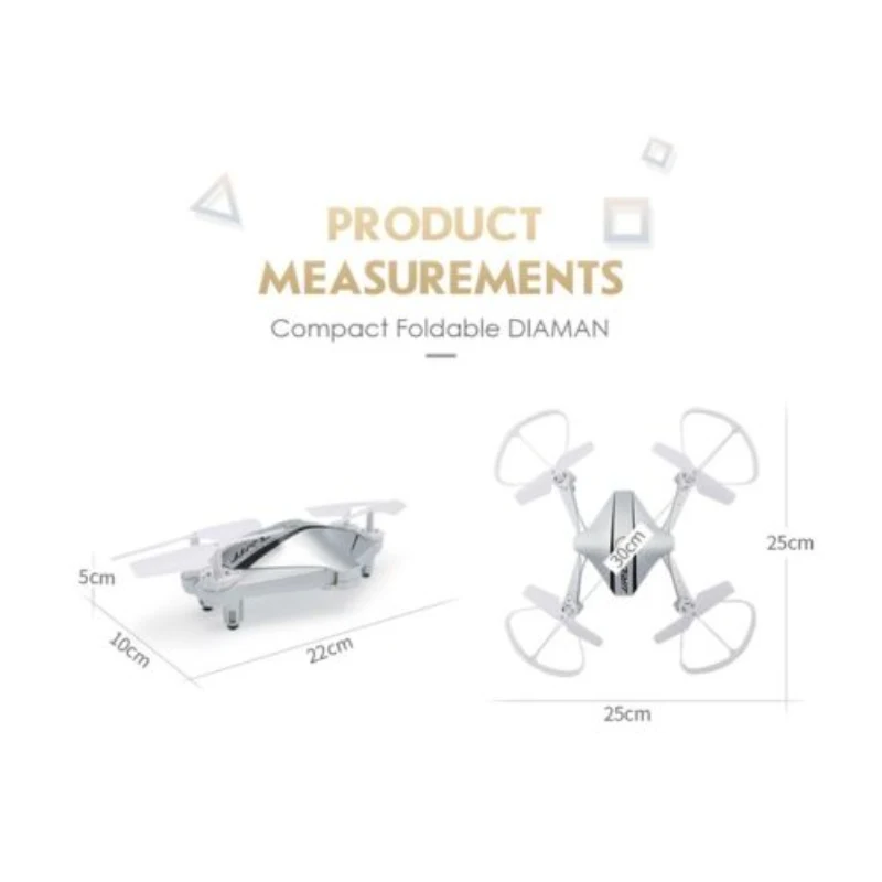 JJRC-H44WH-DIAMAN-Foldable-Pocket-Drone-Selfie-720P-WiFi-Camera-FPV-Racing-Quadcopter-Spare-Parts-F22247