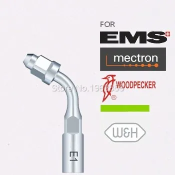 

2pcs E1 Dental Ultrasonic Scaler Scaling Tips fit EMS Woodpecker UDS Handpiece Tip Tools