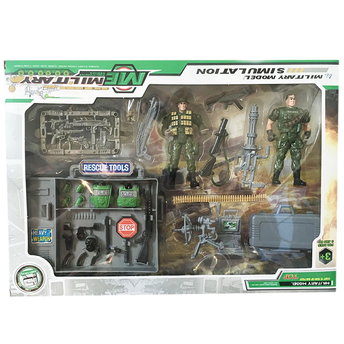 Подвижный Военный Набор спецназа для моделирования CS MINI Strong Soldier Little Army Man, игрушечный набор, детский игровой комплект - Цвет: 3