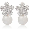 72091-ac9580.jpg boucle d oreille perle en Imitation de perles pour femmes, bijoux en cristal, flocon de neige