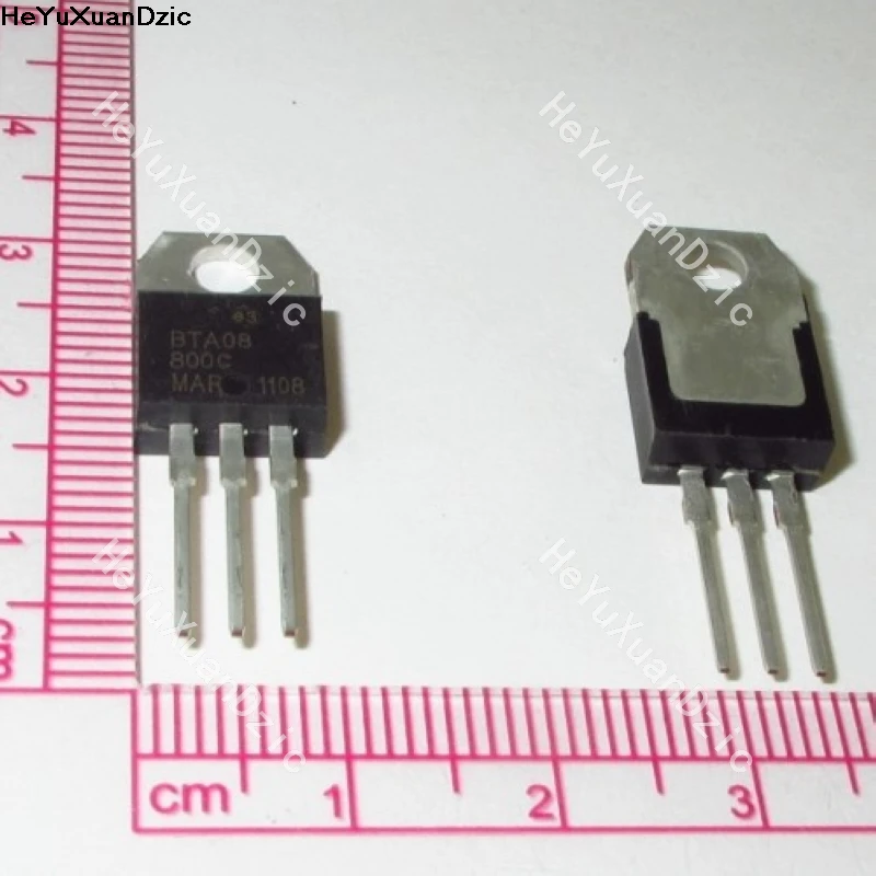 10 шт./лот фотолампа BTA08-800CRG BTA08 Triacs 8 Amp 800 вольт TO-220 новый оригинальный товар |