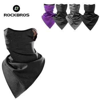 

ROCKBROS Winter Windproof Soft Ski Neck Protect Mask Scarf Warm Fleece Breathable Cycling Snowboard Motorcycle Face Mask