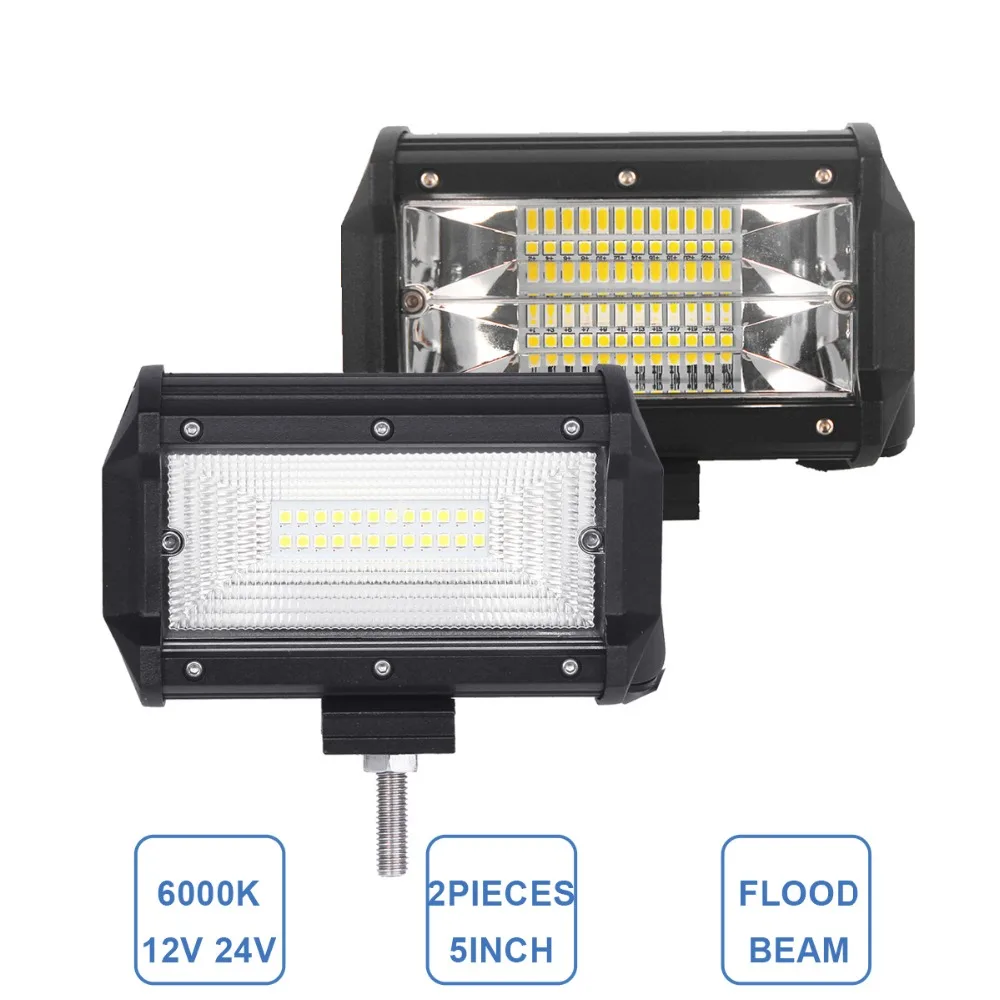 5 Inch Offroad LED Work Light Bar Driving font b Lamp b font Car ATV SUV