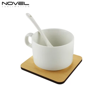 

new style high quality wood color blank sublimation coasters