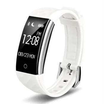 

696 S2 Bluetooth Smart Band Waterproof Touch Screen Wristband Heart Rate Monitor