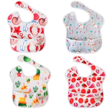 Ohbabyka детский супернагрудник водонепроницаемый нагрудник моющийся пятен и не пропускающий запах одежда для кормления детский душ подарок