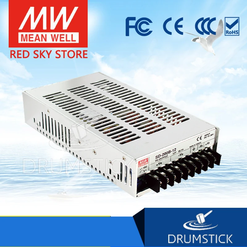 

MEAN WELL SD-200B-48 48V 4.2A meanwell SD-200 48V 201.6W Single Output DC-DC Converter [Real6]