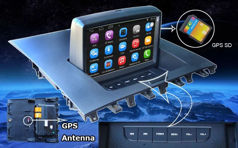 Discount 7 inch Android 7.1 Car GPS Navigation for Honda Accord 2003-2007 Car Radio Video Player Support WiFi mobile phone Mirror-link 0