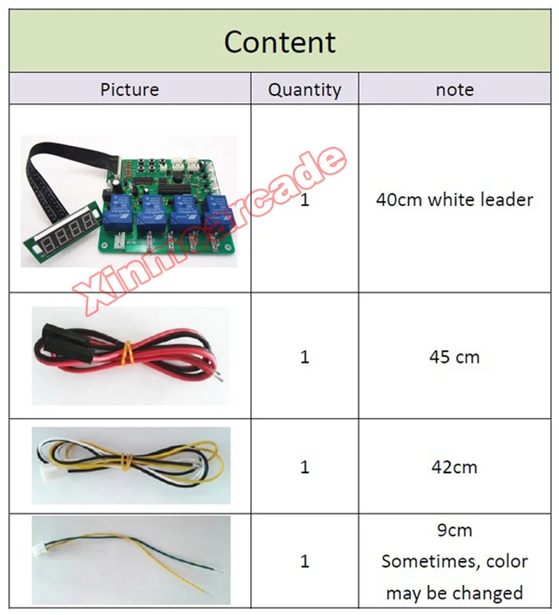 X JY-21 4 Device Timer Board 06