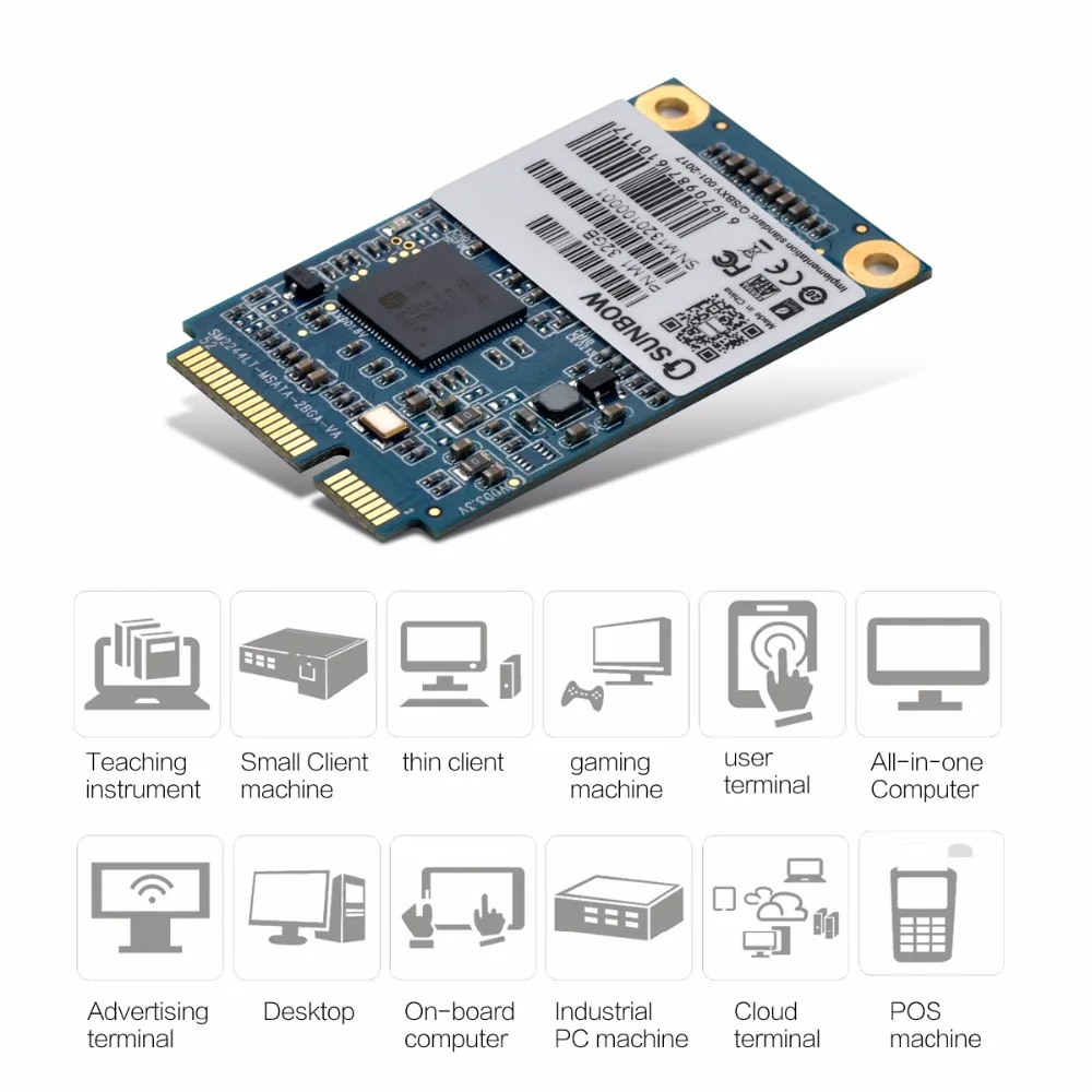 TC-SUNBOW M1-32GB SSD M-SATA2 32 Гб Твердотельный накопитель для настольного ноутбука ПК MacPro подарок бесплатно