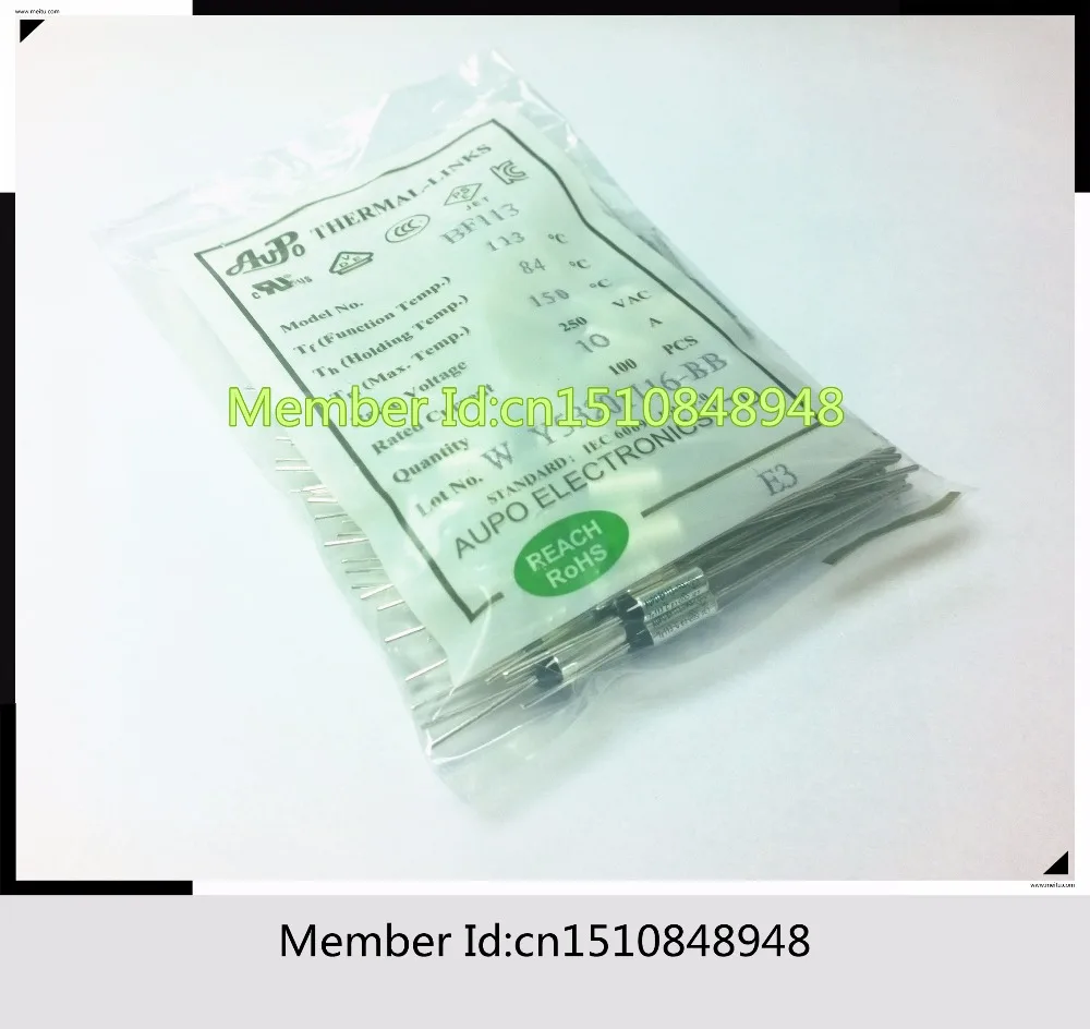 AUPO BF113 Tf113C 10A 250V 113 degrees AUPO Thermal Fuse-in Fuses from ...