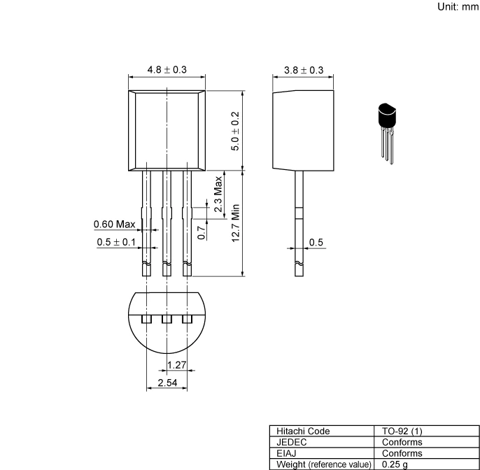 2018 hot sale 30pcs/50pcs Hitachi 2SA673C (A673,PNP) audio commonly used small power transistor free shipping