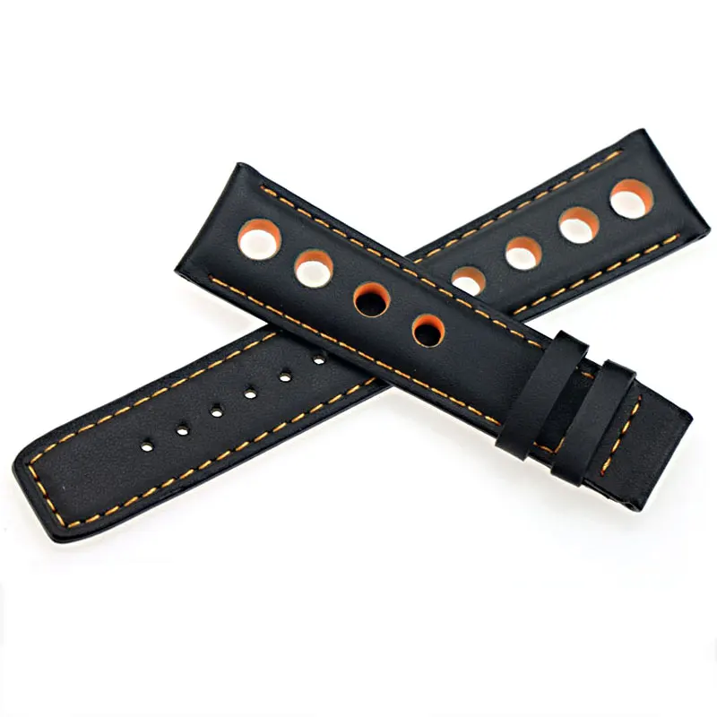 ISUNZUN мужской ремешок для часов Tissot 1853 T044 PRS516 T91 T021 20 мм специальный черный кожаный ремешок