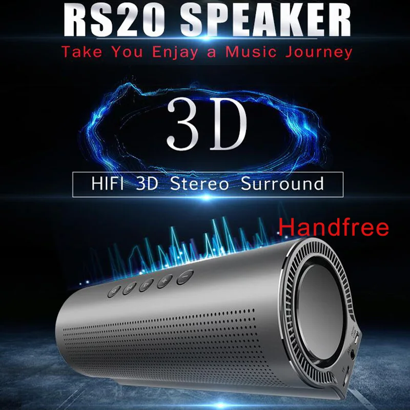 Топ HIFI бас Bluetooth металлический динамик 5 шт. звуковые блоки 3D стерео портативный беспроводной компьютер автомобильный динамик-сабвуфер Mic Handfree