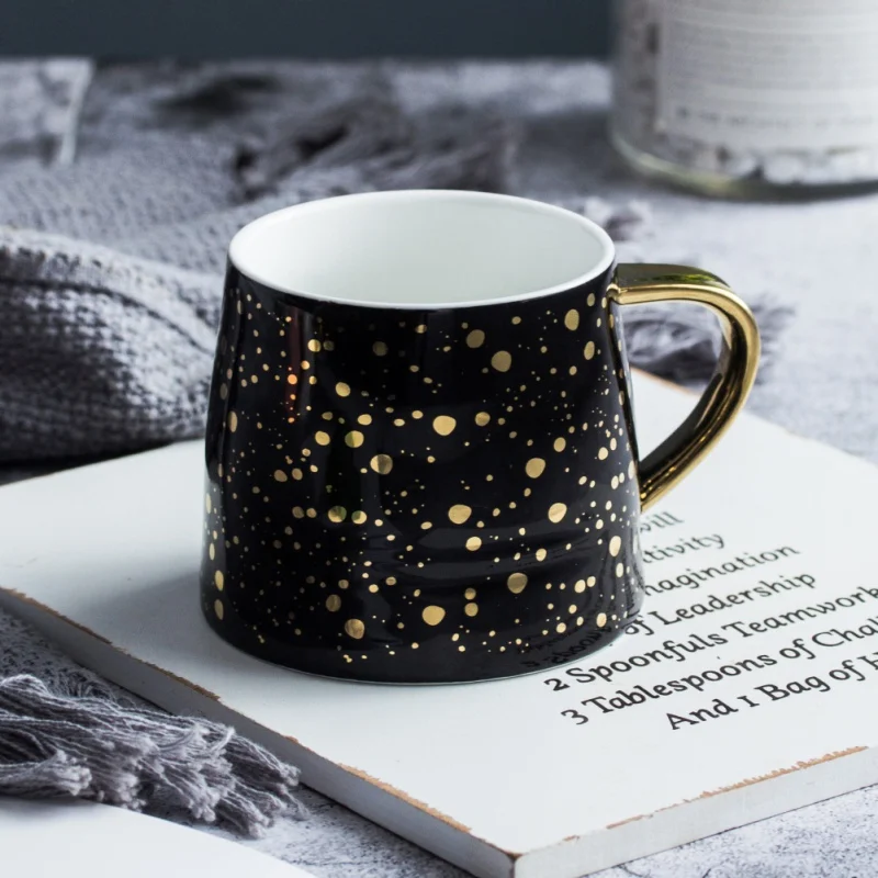 Керамическая кофейная кружка для чая молока посуда для напитков звездное небо узор Модные Простые кружки Посуда для напитков