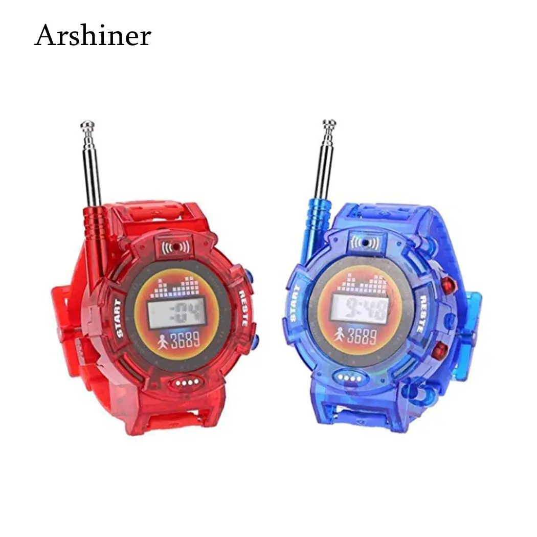 100M Display Radio Talkie Without Toy Way 3Years Red Interference Two Blue 50 Kids Digital Portable Watch Walkie Mini