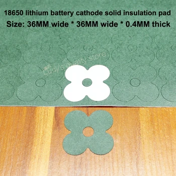 

50pcs/lot 18650 Universal Lithium Battery High Temperature Insulation Gasket 18650 Battery Pack Insulation 4S Surface Mat