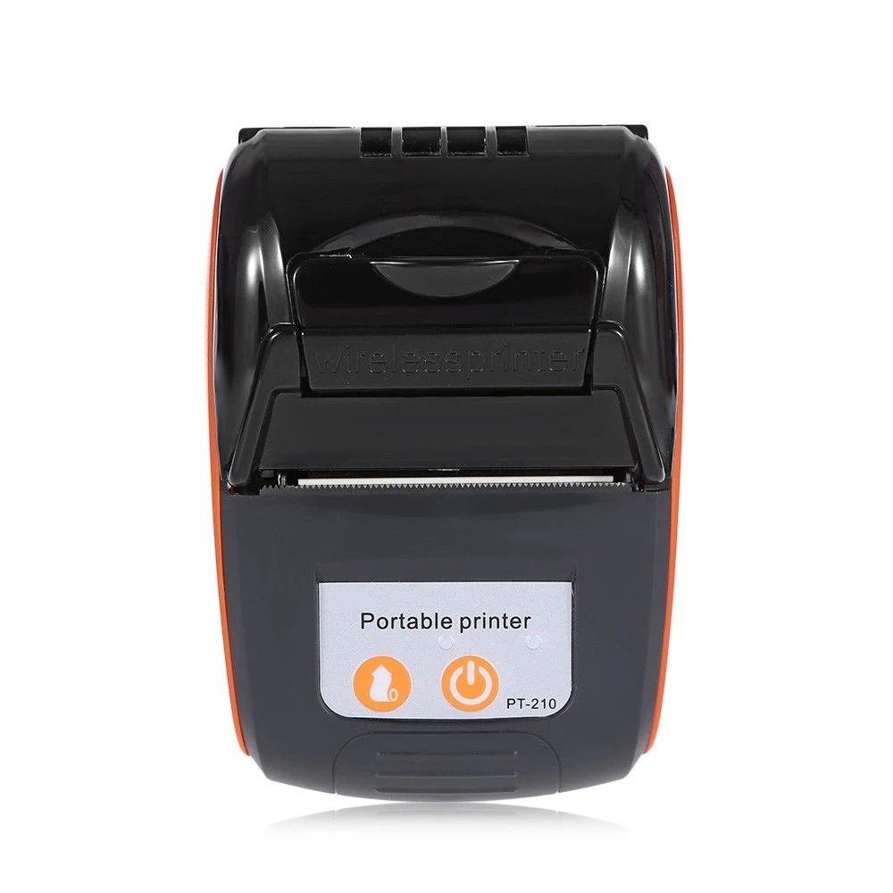 Bluetooth мини беспроводной термопринтер с чехлом 58 мм Портативный USB чековый Билет принтер POS Совместимость с IOS Android