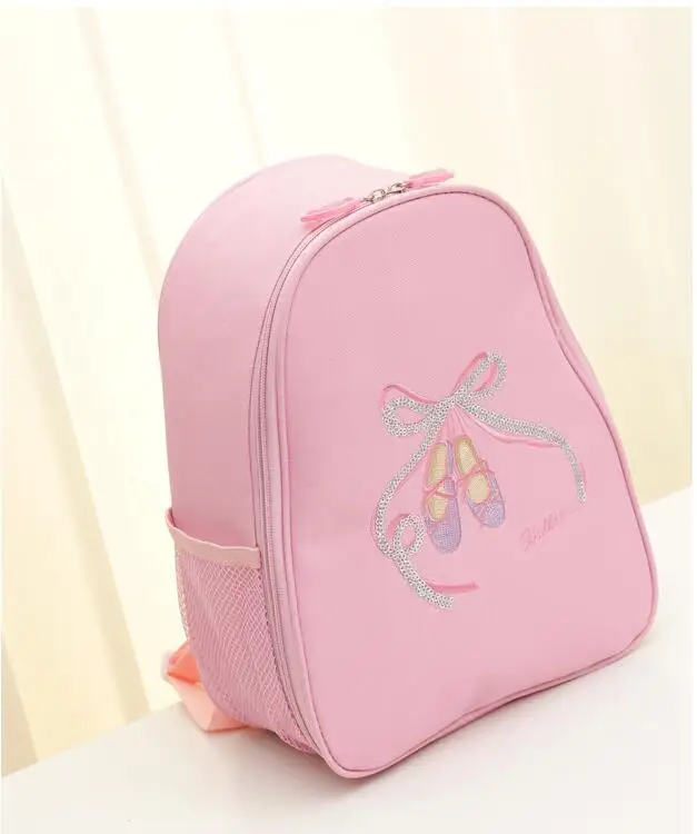 Скидка, розовый балетный рюкзак с блестками для девочек, детский балетный танец, сумки, детский рюкзак для танцев, милая танцевальная обувь, сумка для балерины, дешево