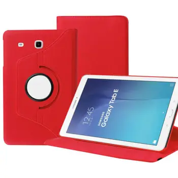 

Tab E 9.6" SM-T560 Case 360 Rotating Flip PU Stand Cover For Samsung Galaxy Tab E 9.6 inch T560 T561 Tablet Funda Capa Capa