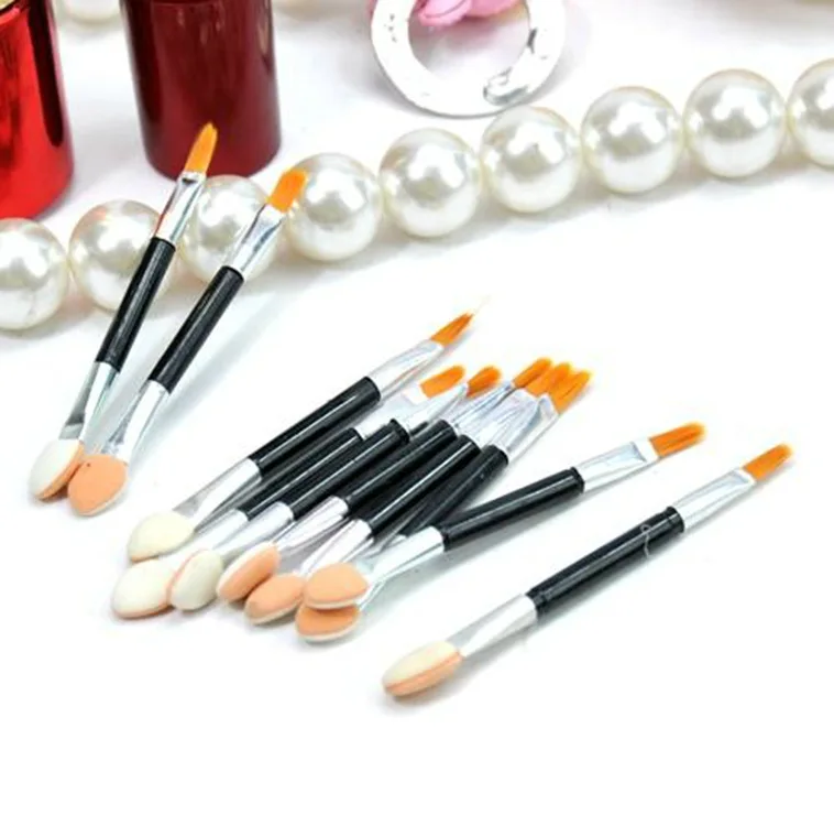 

Tebieda 10Pcs Double-headed Eye Shadow Brush / Lip Brush Beauty Tool