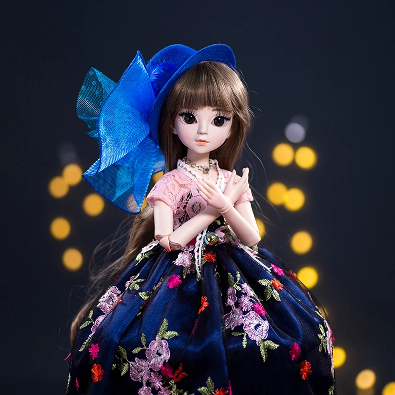 Принцесса Анна 1/3 60 см BJD SD куклы новое поступление с платьем парики Shose Hat макияж Красивая мечта Игрушки для девочек