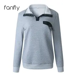 Худи Харадзюку пуловер Водолазка уличная с длинными рукавами зимние теплые Для женщин топы Повседневное Кнопка Moleton WS9975F
